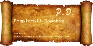 Pospischil Domokos névjegykártya